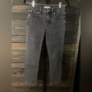 Madewell Skinny High-Rise Jeans in Washed Gray